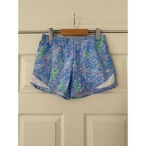 NWOT Lilly Pulitzer Luxletic 4" Ocean Trail Shorts XXS